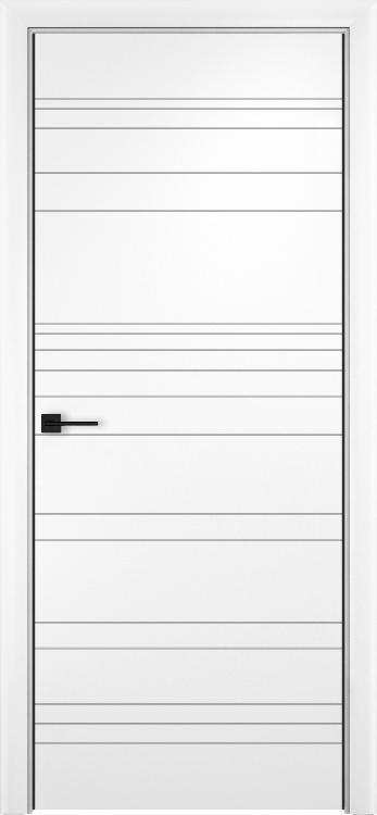 Межкомнатная дверь Лайн-1 AL кромка с 2-х сторон